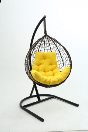 Подвесное кресло Бароло (коричневый/желтый) в Казани - kazan.ok-mebel.com | фото