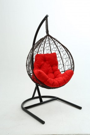 Подвесное кресло Бароло (коричневый/красный) в Казани - kazan.ok-mebel.com | фото