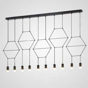 Подвесной светильник Imperiumloft Via Wireflow polyhedral Via01 в Казани - kazan.ok-mebel.com | фото