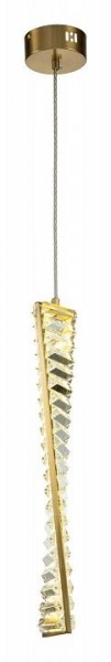 Подвесной светильник Indigo Frizzante 12015/1P Brass в Казани - kazan.ok-mebel.com | фото 3