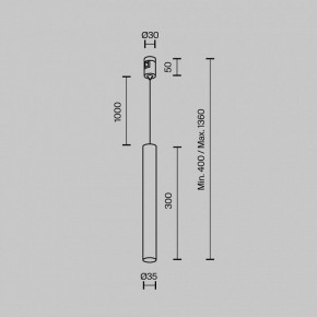 Подвесной светильник Maytoni Focus Led TR155-1-5W3K-B в Казани - kazan.ok-mebel.com | фото 5