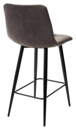 Полубарный стул CHILLI-QB графит #14, велюр / черный каркас (H=66cm) М-City в Казани - kazan.ok-mebel.com | фото 4