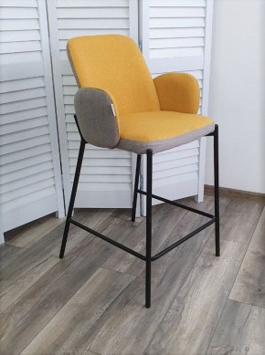 Полубарный стул NYX (H=65cm) VF106 желтый / VF120 серый М-City в Казани - kazan.ok-mebel.com | фото 3