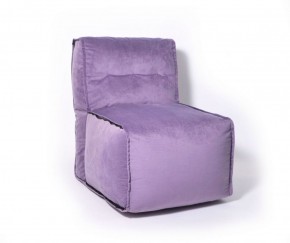 Прямое модульное бескаркасное кресло Комфорт (Фиолет велюр) в Казани - kazan.ok-mebel.com | фото