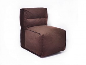 Прямое модульное бескаркасное кресло Комфорт (Шоколад велюр) в Казани - kazan.ok-mebel.com | фото