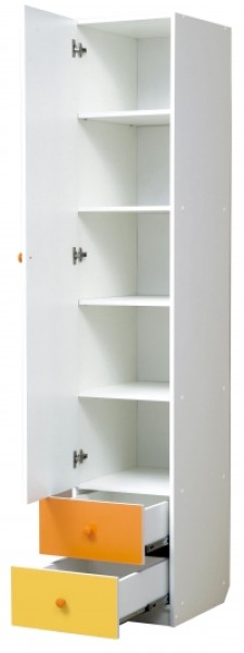 Шкаф 1-но дверный с ящиками Радуга (400) в Казани - kazan.ok-mebel.com | фото 2