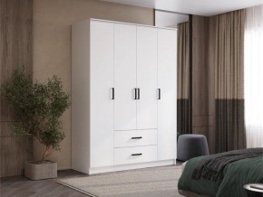 Шкаф 4-х створчатый Титан (белый) в Казани - kazan.ok-mebel.com | фото 5