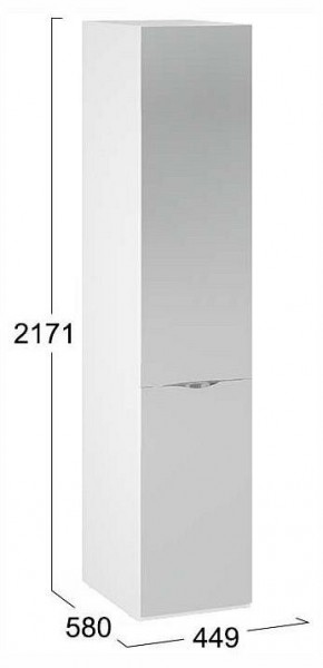 Шкаф для белья Глосс СМ-319.07.002 в Казани - kazan.ok-mebel.com | фото 4