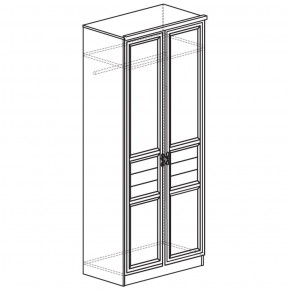Шкаф для одежды 2-дверный с полками 40 Лира Нортон светлый в Казани - kazan.ok-mebel.com | фото 2
