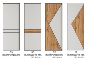 Шкаф-купе 1600 серии SOFT D8+D2+B2+PL4 (2 ящика+F обр.штанга) профиль «Графит» в Казани - kazan.ok-mebel.com | фото 10