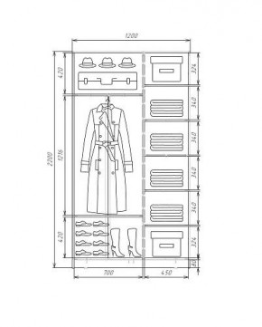 Шкаф-купе ХИТ 22-4-12-55 (420) в Казани - kazan.ok-mebel.com | фото 5