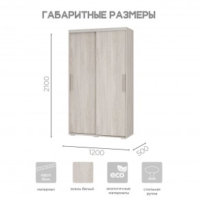 Шкаф-купе ШКК-11 (ясень белый) в Казани - kazan.ok-mebel.com | фото 7