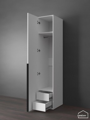 Шкаф Linnea MHR-1-3 2050х400х510 (Белый-М 11.1.1) в Казани - kazan.ok-mebel.com | фото 7