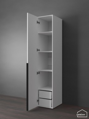 Шкаф Linnea MHR-1-4 2050х400х510 (Белый-М 11.1.1) в Казани - kazan.ok-mebel.com | фото 5