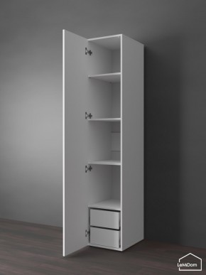 Шкаф Linnea MHR-1PO-4 2050х400х510 (Белый-М 11.1.2) в Казани - kazan.ok-mebel.com | фото 5