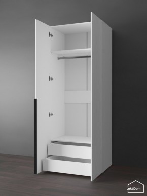 Шкаф Linnea MHR-2-3 2050х800х510 (Белый-М 11.1.2) в Казани - kazan.ok-mebel.com | фото 5