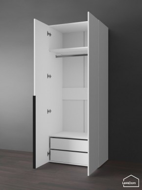 Шкаф Linnea MHR-2-3 2050х800х510 (Белый-М 11.1.2) в Казани - kazan.ok-mebel.com | фото 6