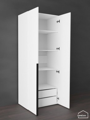 Шкаф Linnea MHR-2-4 2050х800х510 (Белый-М 11.1.2) в Казани - kazan.ok-mebel.com | фото 6