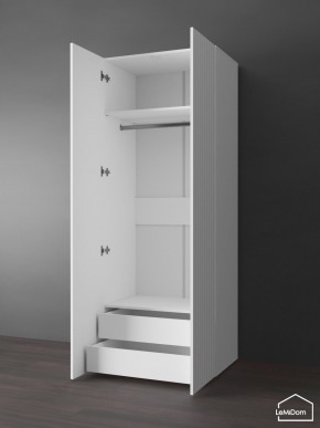 Шкаф Linnea MHR-2PO-3 2050х800х510 (Белый-М 11.1.2) в Казани - kazan.ok-mebel.com | фото 5