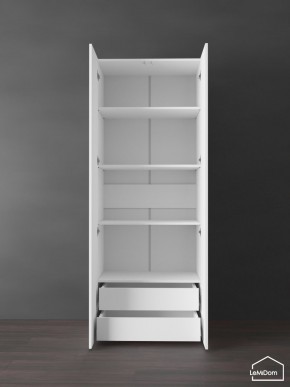 Шкаф Linnea MHR-2PO-4 2050х800х510 (Белый-М 11.1.1) в Казани - kazan.ok-mebel.com | фото 6