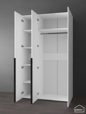 Шкаф Linnea MHR-3-1 2050х1200х510 (Белый-М 11.1.2) в Казани - kazan.ok-mebel.com | фото 5