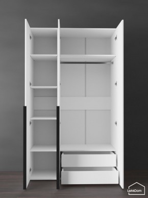 Шкаф Linnea MHR-3-2 2050х1200х510 (Белый-М 11.1.2) в Казани - kazan.ok-mebel.com | фото 6
