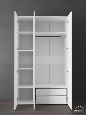 Шкаф Linnea MHR-3PO-2 2050х1200х510 (Белый-М 11.1.2) в Казани - kazan.ok-mebel.com | фото 6