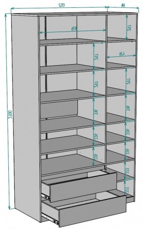 Шкаф Мальта H219 в Казани - kazan.ok-mebel.com | фото 2