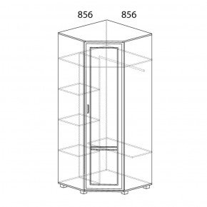 Шкаф угловой №243 Белла в Казани - kazan.ok-mebel.com | фото 2