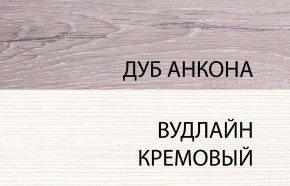 Шкаф угловой с полками 97х97, OLIVIA, цвет вудлайн крем/дуб анкона в Казани - kazan.ok-mebel.com | фото 4