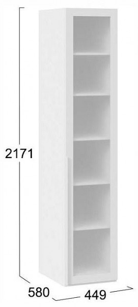 Шкаф-витрина Порто СМ-393.07.008 в Казани - kazan.ok-mebel.com | фото 3