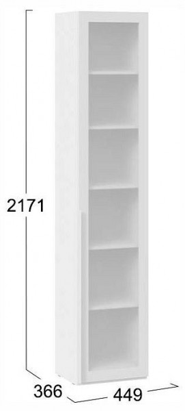 Шкаф-витрина Порто СМ-393.07.213 в Казани - kazan.ok-mebel.com | фото 4