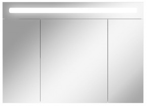 Шкаф-зеркало Аврора 100 с подсветкой LED Домино (DV8012HZ) в Казани - kazan.ok-mebel.com | фото 1