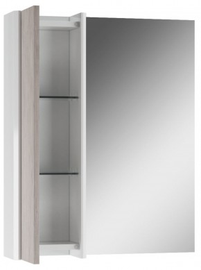Шкаф-зеркало Uno 60 Дуб серый левый/правый Домино (DU1503HZ) в Казани - kazan.ok-mebel.com | фото 3
