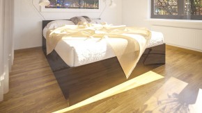 Стандарт Кровать 1600, цвет венге, ШхГхВ 163,5х203,5х70 см., сп.м. 1600х2000 мм., без матраса, основание есть в Казани - kazan.ok-mebel.com | фото 6