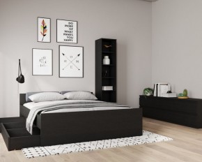 Стеллаж СИРИУС узкий, с пятью полками, цвет Дуб Венге в Казани - kazan.ok-mebel.com | фото 3