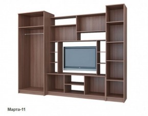Стенка Марта 11 (Венге/Беленый дуб) в Казани - kazan.ok-mebel.com | фото 4