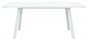 Стол ФИН 120 Белый, стекло/ Белый каркас М-City в Казани - kazan.ok-mebel.com | фото 2
