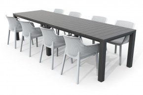 Стол раскладной Джули (Julie Double table 2 configurations) Графит в Казани - kazan.ok-mebel.com | фото 7