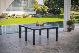 Стол раскладной Джули (Julie Double table 2 configurations) Графит в Казани - kazan.ok-mebel.com | фото 2