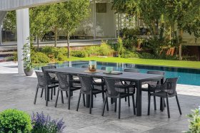 Стол раскладной Джули (Julie Double table 2 configurations) Графит в Казани - kazan.ok-mebel.com | фото 4