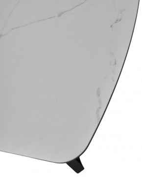 Стол RASMUS 160 TL-45 Белый мрамор, испанская керамика / черный каркас, ®DISAUR в Казани - kazan.ok-mebel.com | фото 6