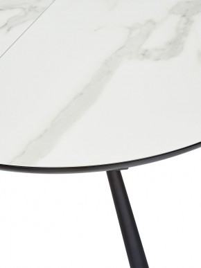Стол VOLAND BIANCO TL-45 испанская керамика/ BLACK "белый мрамор" М-City в Казани - kazan.ok-mebel.com | фото 2