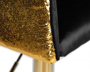 Стул барный DOBRIN DARCY GOLD SHINY, черный велюр с золотыми пайетками в Казани - kazan.ok-mebel.com | фото 7