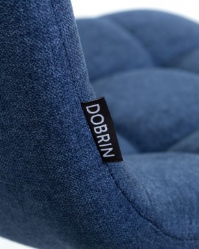 Стул барный DOBRIN NICOLE, черные матовые ножки, синяя ткань (UF860-14B) в Казани - kazan.ok-mebel.com | фото 9
