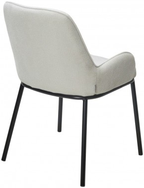 Стул BRIO CATO-01 Белый, фактурная ткань / черный каркас, ®DISAUR в Казани - kazan.ok-mebel.com | фото 5
