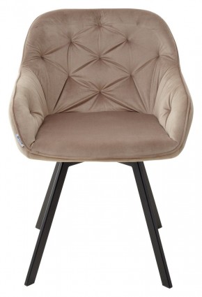 Стул GALE 360 град. поворот. BLUVEL-40 BEIGE, велюр/ черный каркас, М-City в Казани - kazan.ok-mebel.com | фото 6