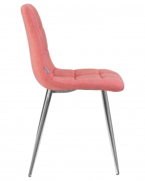 Стул обеденный DOBRIN ALEX, хром ножки, розовая ткань (UF860-05B) в Казани - kazan.ok-mebel.com | фото 3