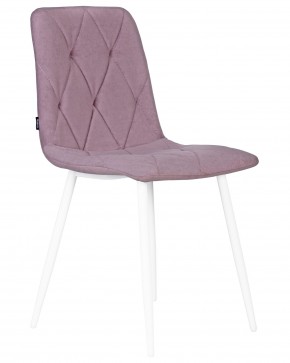 Стул обеденный DOBRIN CHILLY ROMBO, Лавандовый Simple 48, основание белый в Казани - kazan.ok-mebel.com | фото 2