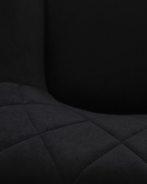 Стул обеденный DOBRIN ROBY, ЭМАЛЬ ЧЕРНЫЙ МУАР велюр Catania Black в Казани - kazan.ok-mebel.com | фото 3